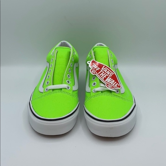 VANS NEON KNOCKOUT GREEN OLD SKOOL - Picture 2 of 4